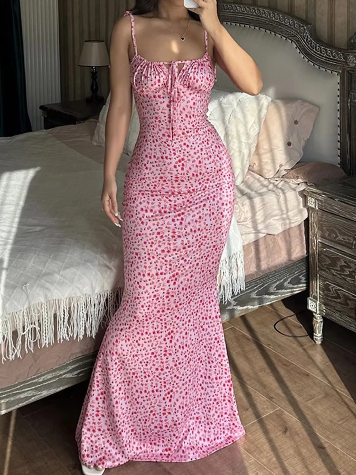 Occelle French Floral Dress | Sunlit Easy Charm